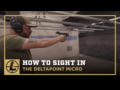 Leupold - How To Sight In DeltaPoint Micro