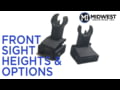 Midwest Industries Front Sight Height &amp; Sight Options
