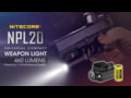 Nitecore NPL20 Compact Rail Mount FlashLight