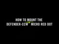 Vortex - How to Mount the Defender-CCW Micro Red Dot