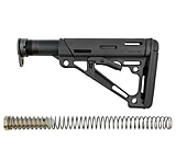 Hogue AR15/M-16 OM Mil-Spec Collapsible Buttstock, Black, 15045