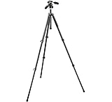 Image of Manfrotto 294 Aluminum 3 Section Camera Tripod w/ 3 Way Photo/Video Tripod Head