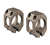 American Defense Manufacturing Rifle Scope Rings, Flat Dark Earth, 30mm, AD-RS 30 FDE
