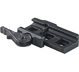 American Defense Manufacturing Quick-Disconnect Mount w/ Titanium Lever Assembly And MLOK interface, Black, AD-MLOK-BP-TL