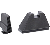 Image of AmeriGlo Black Serrated, 407in Wide Front, 507in Notch, Flat Black Rear Sights