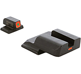 AmeriGlo CAP Sight Set for SmithWesson M&amp;P Shield w/Front Green Tritium Orange Square Outline/ Rear Orange Line Non Trit, SW-620