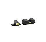 Image of Ameriglo CAP Tritium Sight Set Springfield XD/XDS/XDM Green Front With Lumi-Lime Square Outline Green Lumi-Lime Rear Horizontal Line XD-614