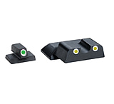 Image of Ameriglo Classic Tritium 3-Dot Night Sights For S&amp;W Shield Green Front Yellow Rear SW-146