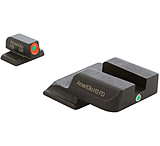 Image of Ameriglo Pro I-Dot Tritium Night Sight Set - S&amp;W M&amp;P, ProGlo Green Front w/ Orange Outline &amp; Single Dot Green Rear
