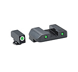 Image of Ameriglo Pro Operator 2-Dot Rear Night Sight Green Tritium With Black Outlines Springfield XD #10 XD-191-OP-R