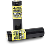 Atibal Illumination 18650 USB Rechargeable Batteries, 1 Pair, Black, Ai-650B-USB