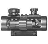 Image of Barska 1x30 Electro Sight Rifle Scope w/ Flashlight, Red Laser Sight