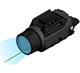 Image of Beamshot 9000 Series Rechargeable Compact Green Laser/Tactical Flash Light Combo GB9000G