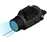 Image of Beamshot 9000 Series Rechargeable Compact Red Laser/Tactical Flashlight Combo BS9000R