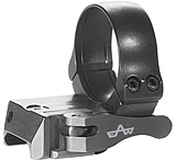 EAW Extended Quick Release Roll Off Scope Mount w/Middle Extension, Diameter 30mm, Height 18mm, 24mm To The Middle Extension, Lever, Black, Small, 470023018021