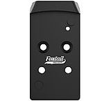 Foxtail Precision Rear Sight Dovetail Optic Holosun K Adapter Plate, Holosun 407K/607K, For CZ P10, Black, 100017