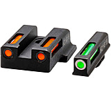 Image of HiViz LiteWave H3 Tritium/Litepipe Pistol Night Sight Set - Fits Smith &amp; Wesson M&amp;P 380 Shield EZ/ M&amp;P 9 Shield EZ