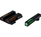 Image of HiViz Green/Orange Litepipes w/White Front Ring