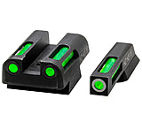 HiViz LiteWave H3 Tritium/Litepipe Pistol Night Sight Set - Fits CZ 75, CZ 75 P-01 &amp; CZ 85