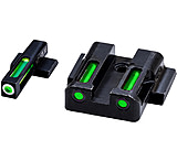 HiViz LiteWave H3 Tritium, Litepipe Pistol Day and Night Sight Set