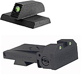 Image of Kensight BoMar BMCS Adjustable Target 1911 Rear Night Sight Set Beveled Blade Tritium w/ Arctic White Outlines