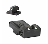 Image of Kensight LPA TRT Flat Profile Serrated Beveled Blade Tritium Adjustable Rear Night Sight