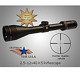 Image of Kruger Optical K-5 Rifle Scope 2.5-12x40 with Hunter Duplex Reticle