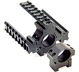 Image of Leapers Deluxe Weaver Rings with Picatinny Tri-Rails - Low Profile RG178-25WL