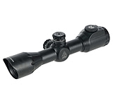 Image of Leapers UTG 4X32 Compact CQB Bug Buster IE Rifle Scope w/ Medium Picatinny Rings and Flip-open Covers