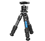 Image of Leofoto LS-223CEX X Verison Table/Ground Mini Tripod w/ Integrated Leveling Base