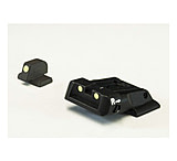 LPA SPL Fully Adjustable Luminova Night Sight Set For S&amp;W M&amp;P, Black, SPL02SW