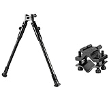 Image of NcStar Compact Stream Line Black Bipod w/Weaver Style Mount