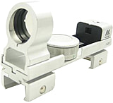 Image of NcSTAR Red Dot Sight - 1x25 Compact Red Dot / Weaver &amp; .22 Base / Silver DAS