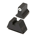 Night Fision Perfect Dot Suppressor Height Night Sight Set, Sq Rear, Glock