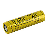 Image of Nitecore IMR 18650 2600mAh 3.7V Unprotected 40A Li-Mn Rechargeable Flat Top Battery