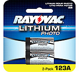 Image of Rayovac RL123A-2 CR 123 3 Volt Lithium Batteries 2 Pack RL123A2