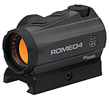 Image of SIG SAUER Romeo4 Compact Red Dot Sight 1x20mm 2 MOA Reticle Low Profile With Torx Mounts Graphite Finish