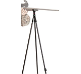 Image of Stoney Point Rapid Pivot V-Yoke Shooting Tripod - 25-43in, Grey, Kneeling/Sitting