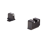 Trijicon Night Sight Suppressor Set w/White Front/White Rear &amp; Green Lamps for Sig Sauer 40/.45, 600914