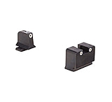 Trijicon Night Sight Suppressor Set w/White Front/White Rear &amp; Green Lamps for Sig Sauer 9mm/.357, 600907