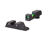 Trijicon DI Night Sight Set, Dual-Illuminated, U-Notch, Tritium Green Front Color/ Rear Color, Standard Frame Glock Models, 601102
