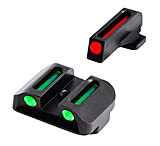 TruGlo Brite-Site Fiber Optic Hand Gun Sight, Red Front/GreenRear, Springfield XD, TG-TG131X