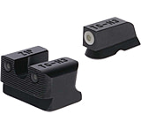 TruGlo Tritium Pro Handgun Night Sights for CZ 75 Series w/ White Front Ring, TG-TG231Z1W