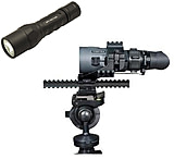 Image of Vortex Recon 10x50 R/T Rangefinder Spotting Scope + Mounting System Kit w/ Surefire 6PX Tactical LED Flashlight