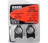 Warne Maxima Steel Rings, 1in, CZ 550 19mm Grooved Receiver, PA, Medium - Matte 1BM