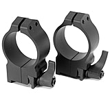 Warne Maxima Steel Rings, 30mm, Ruger #1, MINI 14-30 Grooved Receiver, QD, High - Matte 15RLM