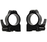 Image of Warne 30MM High Matte Quick Detach Tikka Rings 15TLM
