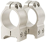 Image of Warne High Maxima Scope Rings w/Silver Finish 202S