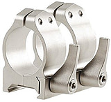 Image of Warne Quick Detach Rings w/Silver Finish 202LS