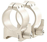 Image of Warne Quick Detach Rings w/Silver Finish 213LS